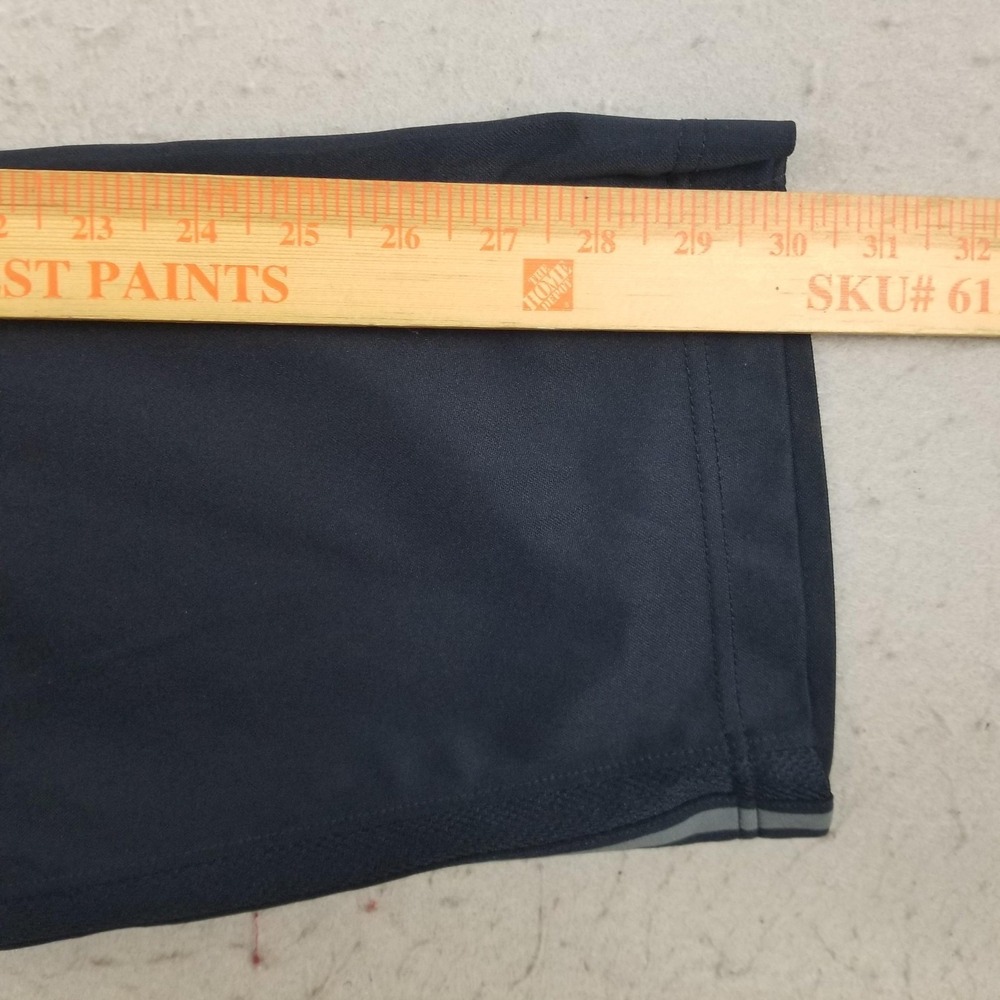 Nike Pants Mens Large Blue Gray Track Athletic Warm Up Polyester Stripe - Picture 8 of 12